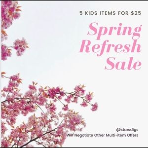 5 kids items for $25